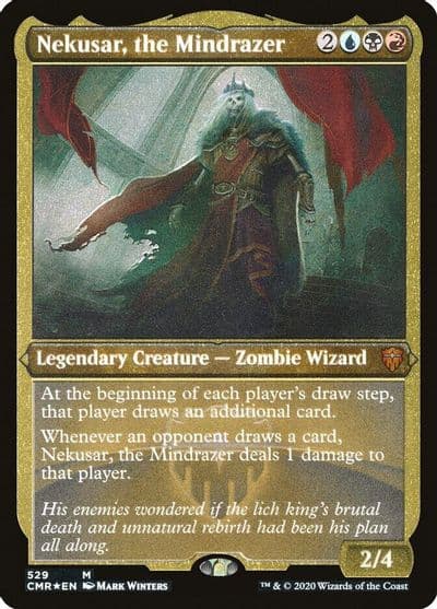 Nekusar the Mindrazer Foil Etched Commander Legends Magic card