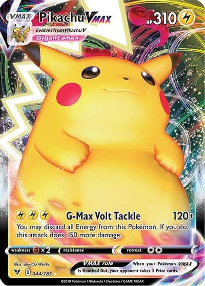 Pikachu VMAX SWSH04: Vivid Voltage Pokemon card