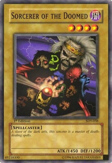 Sorcerer of the Doomed Starter Deck: Yugi Yu-Gi-Oh! card