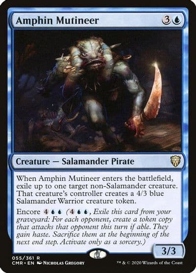Amphin Mutineer Commander Legends Magic card