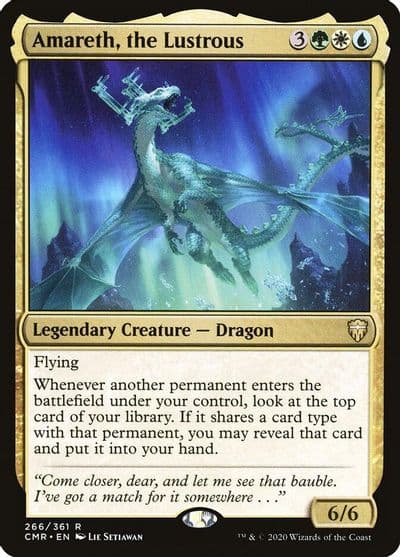 Amareth the Lustrous Commander Legends Magic card