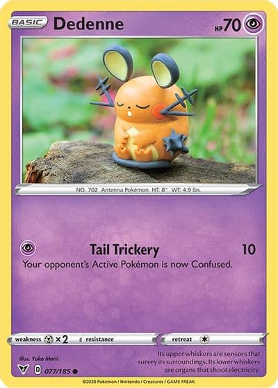 Dedenne SWSH04: Vivid Voltage Pokemon card