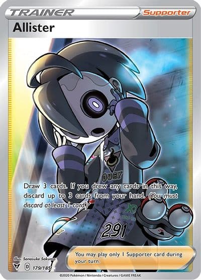 Allister (Full Art) SWSH04: Vivid Voltage Pokemon card