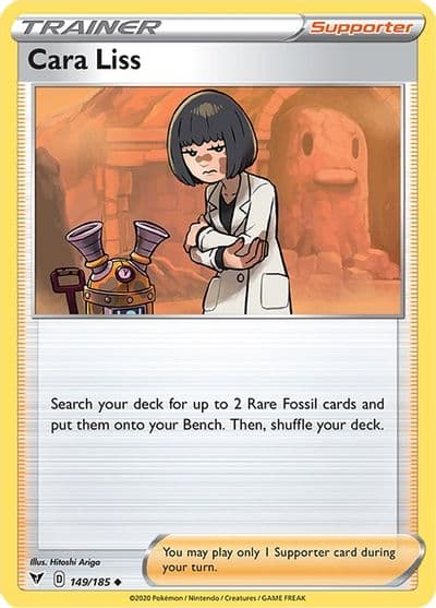 Cara Liss SWSH04: Vivid Voltage Pokemon card