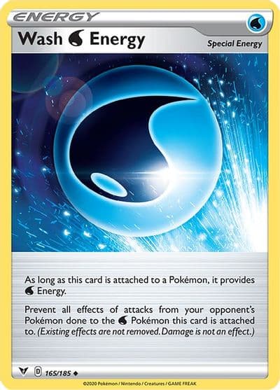 Wash Water Energy SWSH04: Vivid Voltage Pokemon card