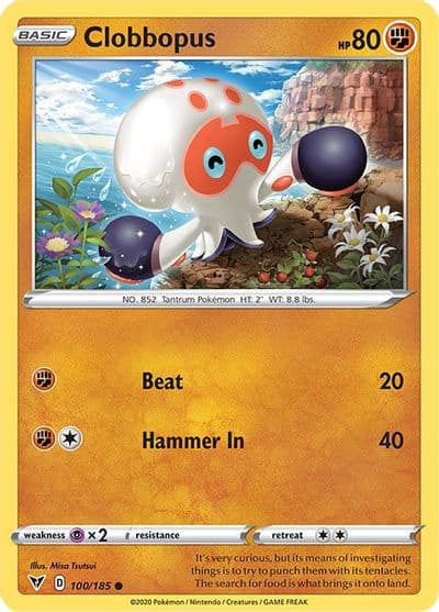 Clobbopus SWSH04: Vivid Voltage Pokemon card