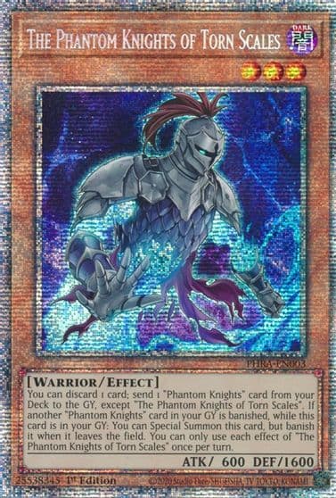 The Phantom Knights of Torn Scales Starlight Rare Phantom Rage Yu-Gi-Oh! card