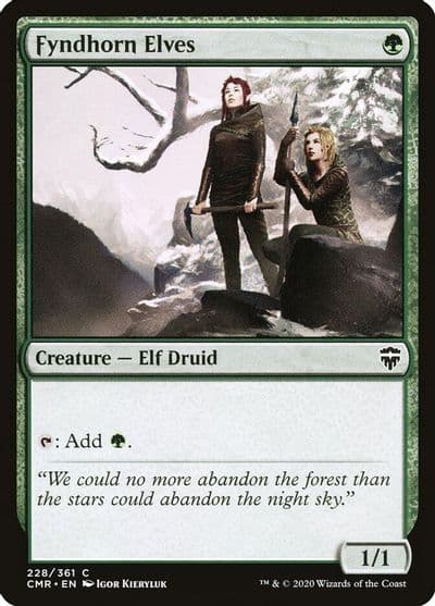 Fyndhorn Elves Commander Legends Magic card