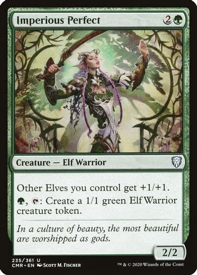Imperious Perfect Commander Legends Magic card