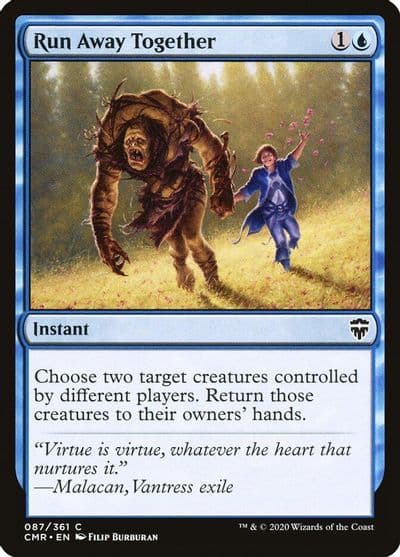 Run Away Together Commander Legends Magic card