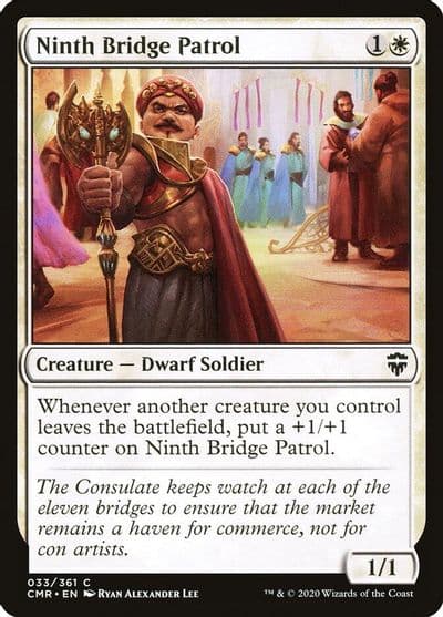 Ninth Bridge Patrol Commander Legends Magic card
