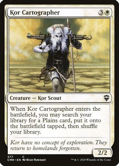Kor Cartographer 377 Commander Legends Magic card