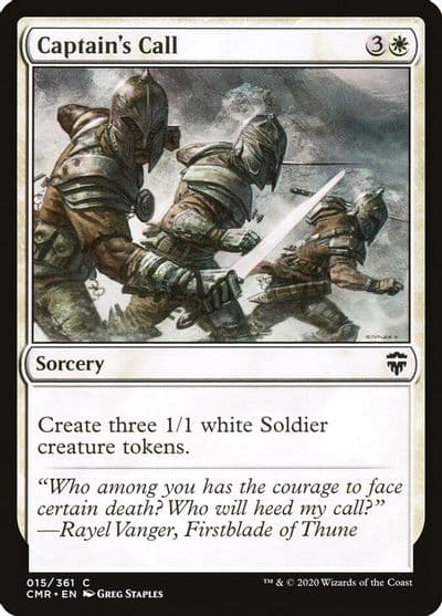 Captains Call Commander Legends Magic card