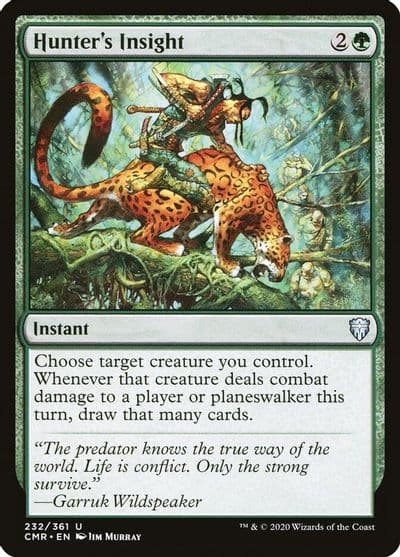 Hunters Insight Commander Legends Magic card
