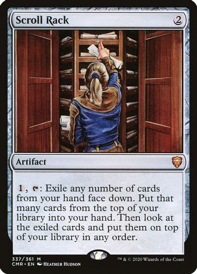 Scroll Rack Commander Legends Magic card