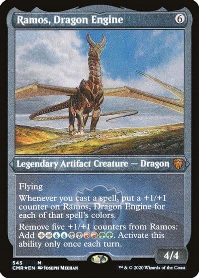 Ramos Dragon Engine Foil Etched Commander Legends Magic card