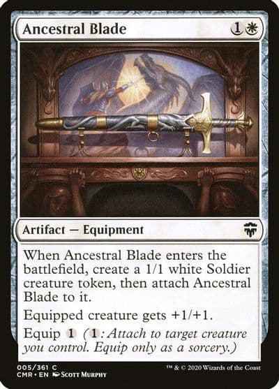 Ancestral Blade Commander Legends Magic card