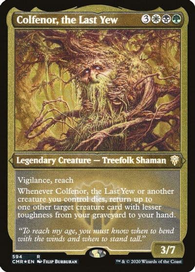 Colfenor the Last Yew Foil Etched Commander Legends Magic card