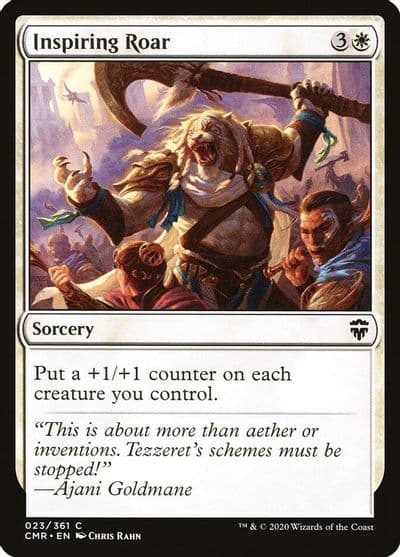 Inspiring Roar Commander Legends Magic card