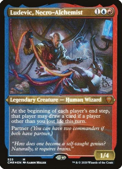 Ludevic Necro Alchemist Foil Etched Commander Legends Magic card