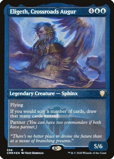 Eligeth Crossroads Augur Foil Etched Commander Legends Magic card