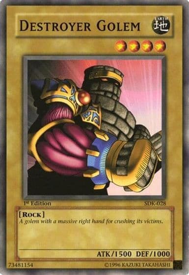Destroyer Golem Starter Deck: Kaiba Yu-Gi-Oh! card