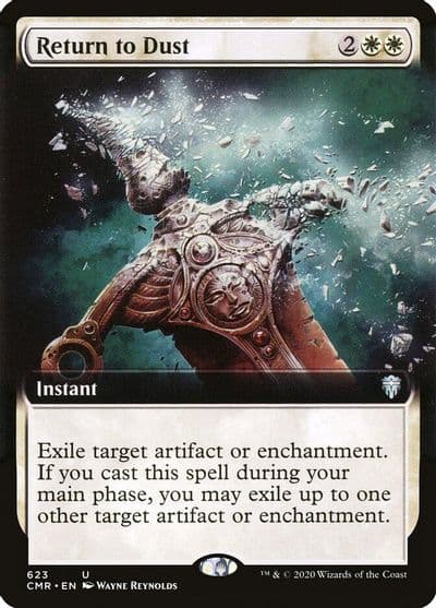 Return to Dust Extended Art Commander Legends Magic card