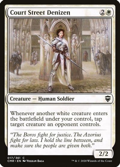 Court Street Denizen Commander Legends Magic card