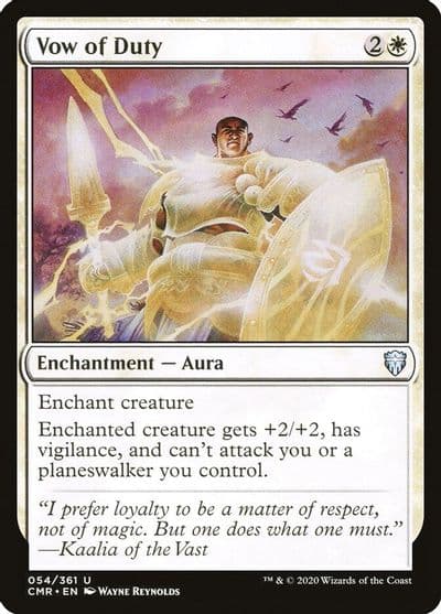 Vow of Duty Commander Legends Magic card