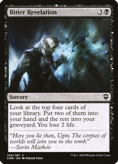 Bitter Revelation Commander Legends Magic card