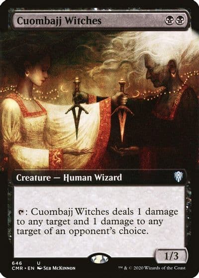 Cuombajj Witches Extended Art Commander Legends Magic card