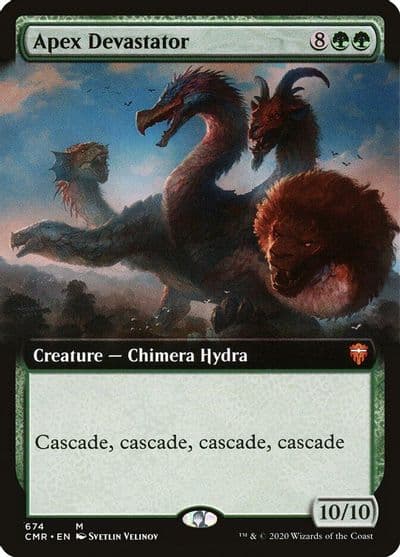 Apex Devastator Extended Art Commander Legends Magic card