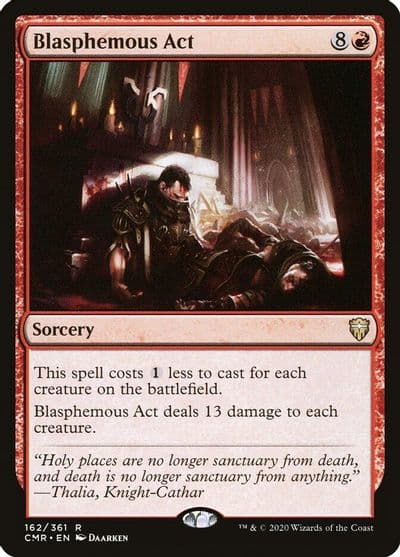 Blasphemous Act Commander Legends Magic card