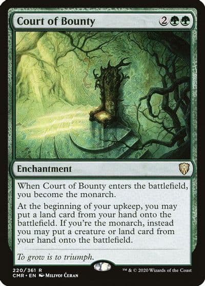 Court of Bounty Commander Legends Magic card