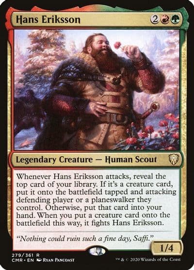 Hans Eriksson Commander Legends Magic card