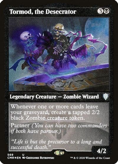 Tormod the Desecrator Foil Etched Commander Legends Magic card