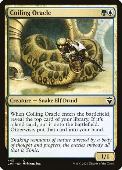 Coiling Oracle Commander Legends Magic card
