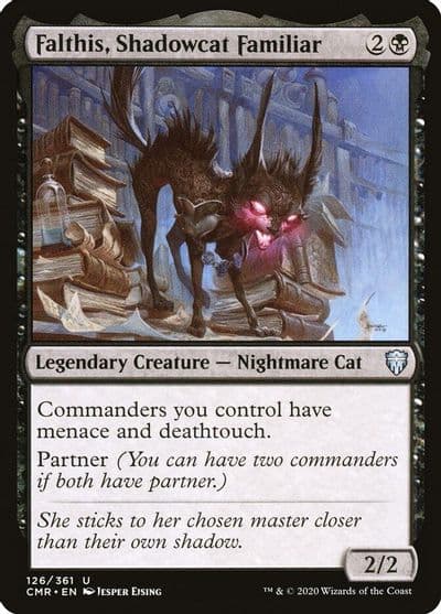 Falthis Shadowcat Familiar Commander Legends Magic card