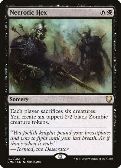 Necrotic Hex Commander Legends Magic card