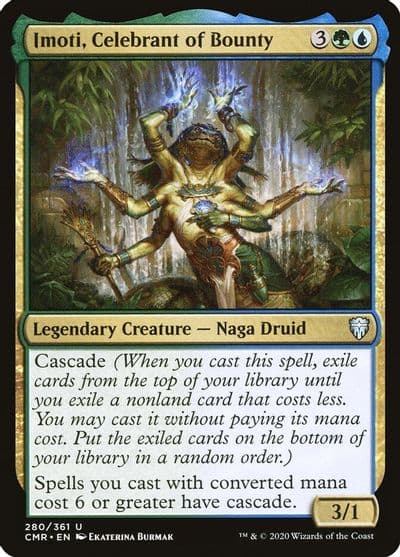 Imoti Celebrant of Bounty Commander Legends Magic card