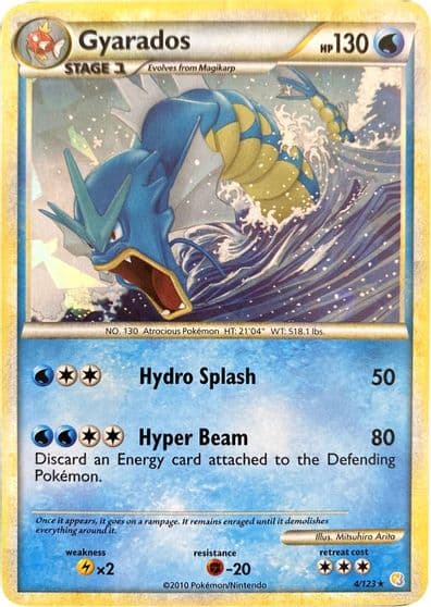 Gyarados (Cracked Ice Holo) Miscellaneous Cards & Products Pokemon card