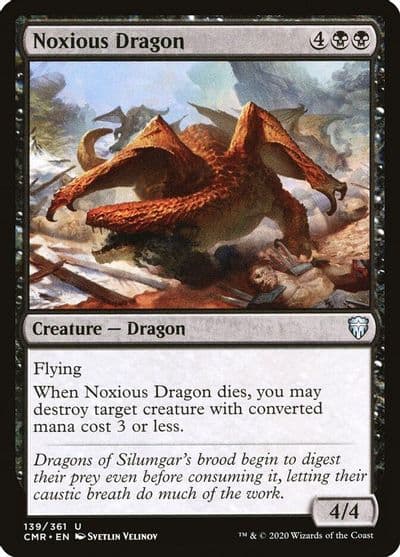 Noxious Dragon Commander Legends Magic card
