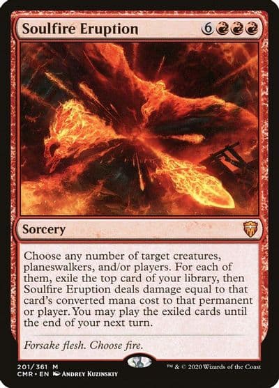 Soulfire Eruption Commander Legends Magic card