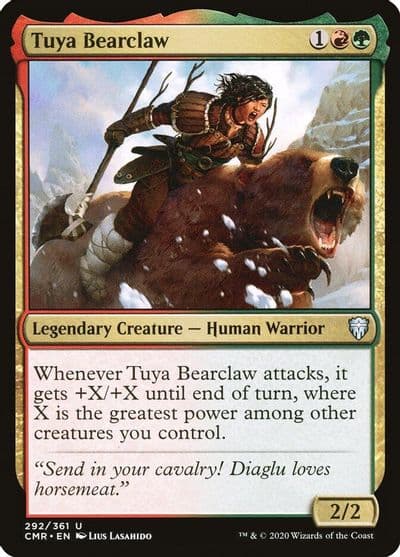 Tuya Bearclaw Commander Legends Magic card