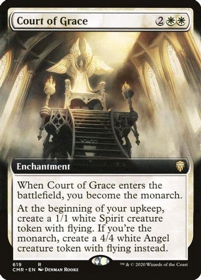 Court of Grace Extended Art Commander Legends Magic card