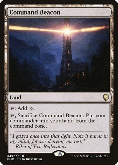 Command Beacon Commander Legends Magic card