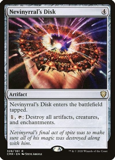 Nevinyrrals Disk Commander Legends Magic card