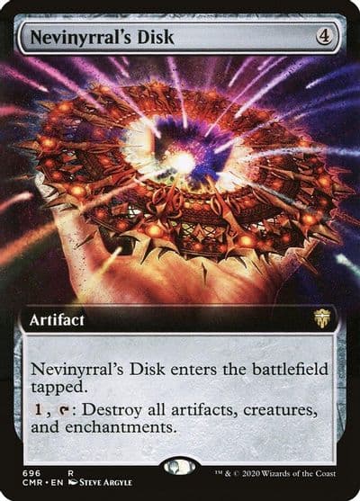 Nevinyrrals Disk Extended Art Commander Legends Magic card