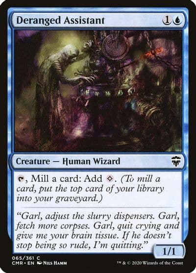 Deranged Assistant Commander Legends Magic card
