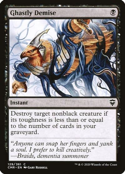 Ghastly Demise Commander Legends Magic card